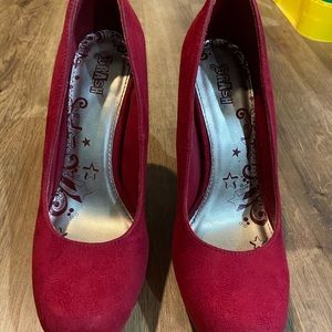 BRASH red heels